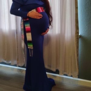 Final Price 🥰Molliya royal blue maternity dress M